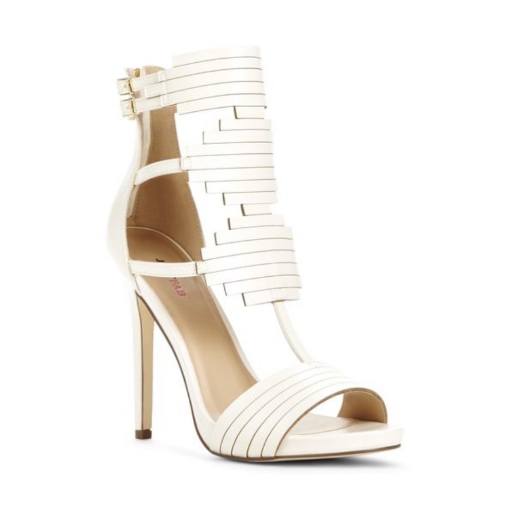 Caged Heeled Sandal